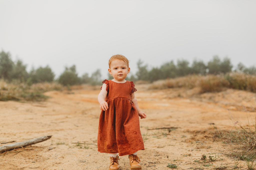Family Photographer in Brisbane, Springfield photographer, baby photos in a golden field